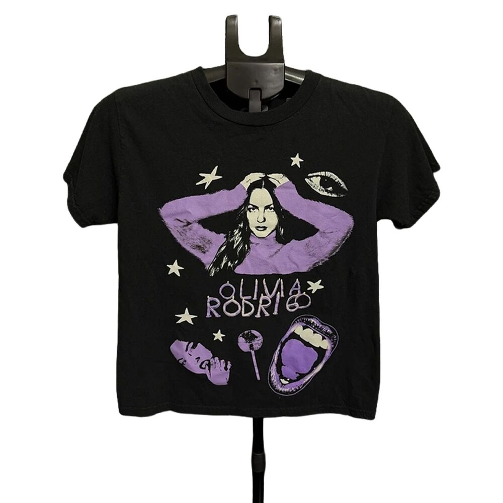 Olivia Rodrigo Guts Black Short-Sleeve T-Shirt - Size XXS (Read Description)